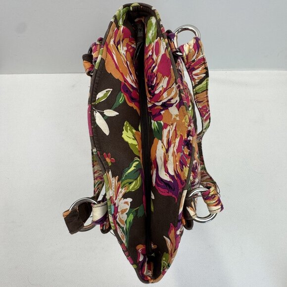 Vera Bradley English Rose Quilted Shoulder Bag Purse Wallet Set Floral Retired - Picture 4 of 16